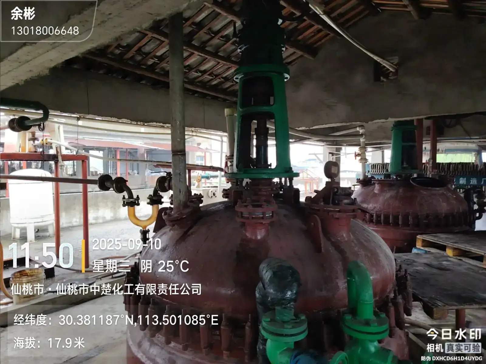 本心仙桃工厂化工泵组与不锈钢管路安装现场
